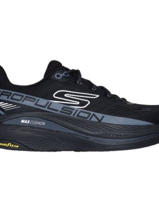 Skechers - Mens Max Cushioning Propulsion Sneakers, size 11 US mens, color black